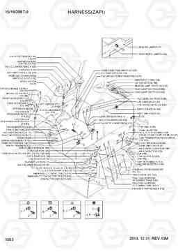 1053 HARNESS(ZAPI) 15/18/20BT-9, Hyundai