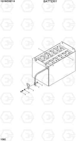 1060 BATTERY 15/18/20BT-9, Hyundai