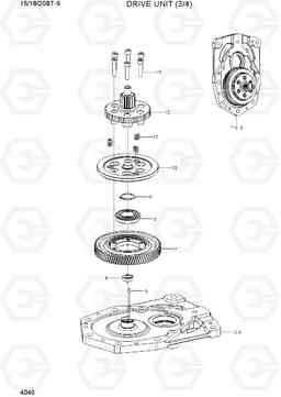 4040 DRIVE UNIT (3/4) 15/18/20BT-9, Hyundai