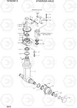 5010 STEERING AXLE 15/18/20BT-9, Hyundai
