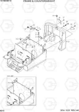 6010 FRAME & COUNTERWEIGHT 15/18/20BT-9, Hyundai