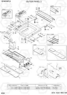 6030 OUTER PANEL 2 15/18/20BT-9, Hyundai