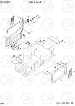 6040 OUTER PANEL 3 15/18/20BT-9, Hyundai