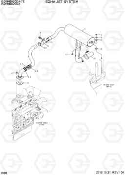 1020 EXHAUST SYSTEM 15D/18D/20DA-7E, Hyundai