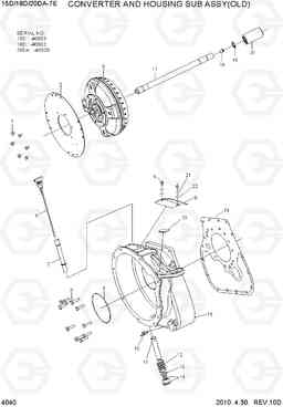 4040 CONVERTER & HOUSING SUB ASSY(OLD) 15D/18D/20DA-7E, Hyundai