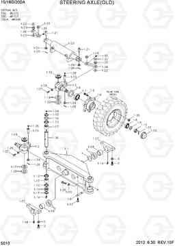 5010 STEERING AXLE(OLD) 15D/18D/20DA-7E, Hyundai