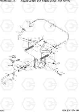 5052 BRAKE & INCHING PEDAL(NEW, CURRENT) 15D/18D/20DA-7E, Hyundai