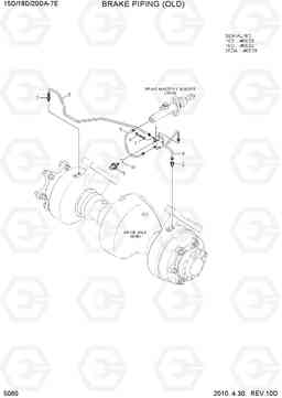 5060 BRAKE PIPING (OLD) 15D/18D/20DA-7E, Hyundai