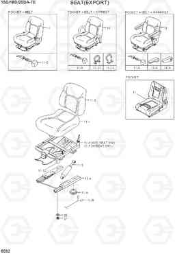 6032 SEAT(EXPORT) 15D/18D/20DA-7E, Hyundai