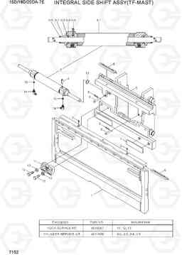 7152 INTEGRAL SIDE SHIFT ASSY(TF-MAST) 15D/18D/20DA-7E, Hyundai