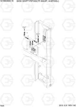 7520 SIDE SHIFT PIPING(TF-MASE, 4-SPOOL) 15D/18D/20DA-7E, Hyundai