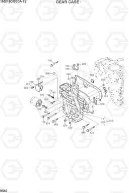 9040 GEAR CASE 15D/18D/20DA-7E, Hyundai