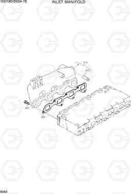 9340 INLET MANIFOLD 15D/18D/20DA-7E, Hyundai