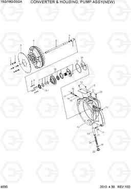 4030 CONVERTER & HOUSING, PUMP ASSY(NEW) 15G/18G/20GA-7, Hyundai