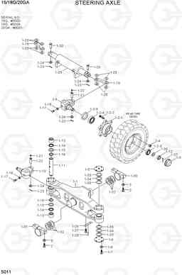 5011 STEERING AXLE 2 15G/18G/20GA-7, Hyundai