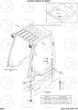 6040 OVER HEARD GUARD 15G/18G/20GA-7, Hyundai