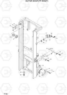 7110 OUTER MAST (TF-MAST) 15G/18G/20GA-7, Hyundai