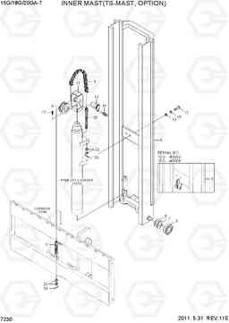 7230 INNER MAST (TS-MAST) 15G/18G/20GA-7, Hyundai