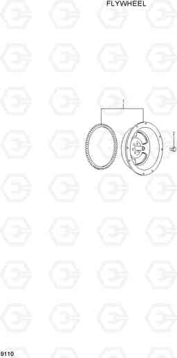 9110 FLYWHEEL 15G/18G/20GA-7, Hyundai