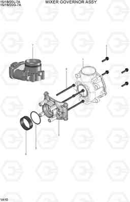 1A10 MIXER GOVERNOR ASSY 15/18/20G-7A, Hyundai