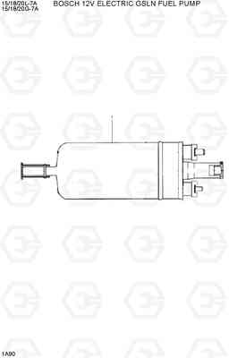 1A90 BOSCH 12V ELECTRICAL GSLN FUEL PUMP 15/18/20G-7A, Hyundai