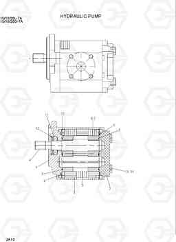 3A10 HYDRAULIC PUMP 15/18/20G-7A, Hyundai