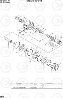 3B40 STEERING UNIT 15/18/20G-7A, Hyundai