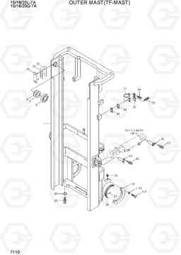 7110 OUTER MAST (TF-MAST) 15/18/20G-7A, Hyundai