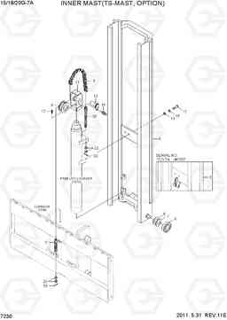 7230 INNER MAST (TS-MAST) 15/18/20G-7A, Hyundai