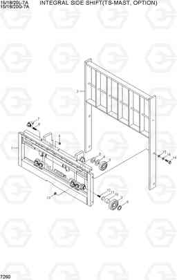 7260 INTEGRAL SIDE SHIFT (TS-MAST) 15/18/20G-7A, Hyundai