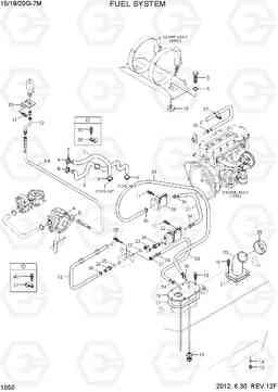 1050 FUEL SYSTEM 15G/18G/20G-7M, Hyundai