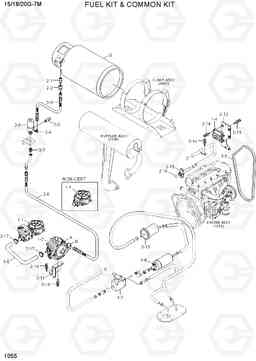 1055 FUEL KIT & COMMON KIT 15G/18G/20G-7M, Hyundai