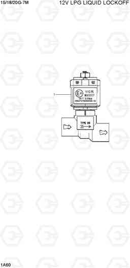 1A60 12V LPG LIQUID LOCKOFF 15G/18G/20G-7M, Hyundai