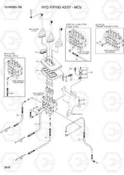 3010 HYD PIPING ASSY - MCV 15G/18G/20G-7M, Hyundai