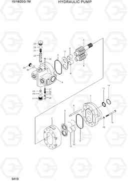 3A10 HYDRAULIC PUMP 15G/18G/20G-7M, Hyundai