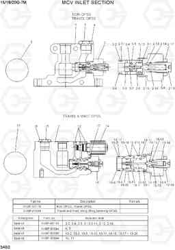 3A50 MCV INLET SECTION 15G/18G/20G-7M, Hyundai