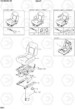 6031 SEAT 15G/18G/20G-7M, Hyundai