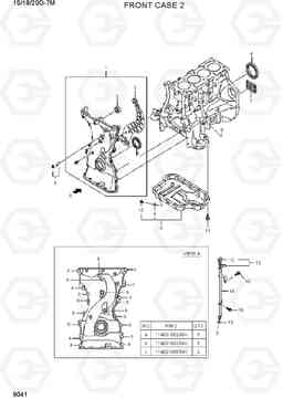 9041 FRONT CASE 2 15G/18G/20G-7M, Hyundai