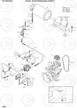 1045 FUEL SYSTEM(NON-CERT) 15L/18L/20LA-7, Hyundai