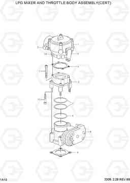 1A10 LPG MIXER THROTTLE BODY ASSY(CERT) 15L/18L/20LA-7, Hyundai