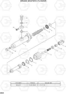 3B30 BRAKE MASTER CYLINDER 15L/18L/20LA-7, Hyundai