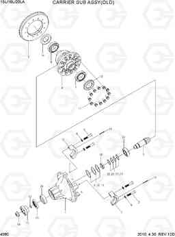 4080 CARRIER SUB ASSY(OLD) 15L/18L/20LA-7, Hyundai