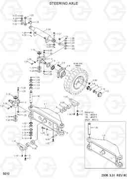 5010 STEERING AXLE 1 15L/18L/20LA-7, Hyundai