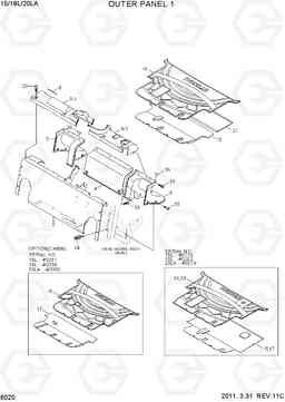 6020 OUTER PANEL 1 15L/18L/20LA-7, Hyundai