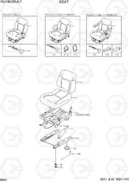 6031 SEAT(LOCAL) 15L/18L/20LA-7, Hyundai