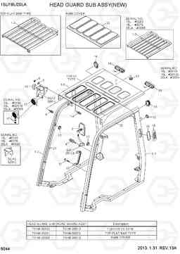 6044 HEAD GUARD SUB ASSY(NEW) 15L/18L/20LA-7, Hyundai