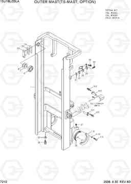 7210 OUTER MAST (TS-MAST) 15L/18L/20LA-7, Hyundai