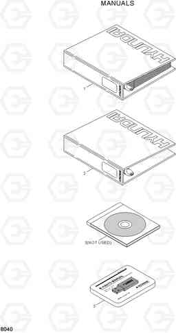 8040 MANUALS 15L/18L/20LA-7, Hyundai