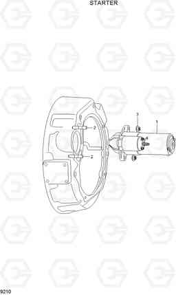 9210 STARTER 15L/18L/20LA-7, Hyundai