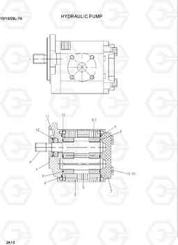 3A10 HYDRAULIC PUMP 15/18/20L-7A, Hyundai